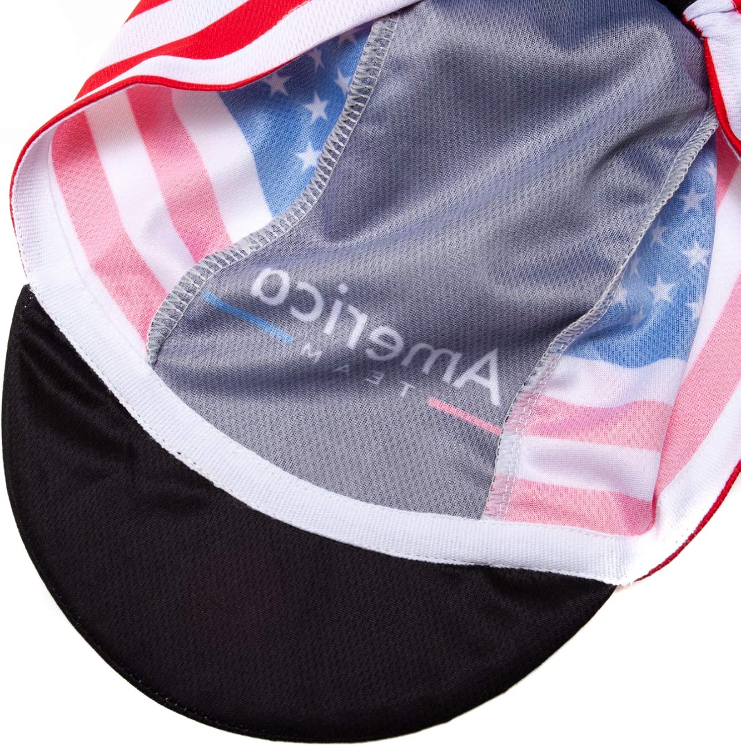 Men Women Cycling Cap Helmet Liner Hat Outdoor MTB Sun Proof Anti-Sweat Breathable America Flag: Clothing