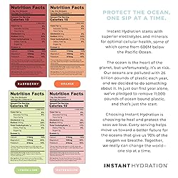 Instant Hydration Electrolytes Powder Packets
