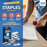 SOL 5000 Bulk Supply 26/6 Staples Durable Steel Anti-Jam 5000 pack view 5