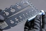 BGS 74247 Metric Screwpitch Gauge Thread Template M3-M20 0.5-13mm Drill Gauge view 4