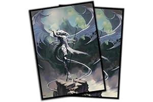 Angel Horror Card Game Sleeves - 102 Pack Textured Back - Perfect for MTG Atraxa Praetor's Voice Commander - Custom Art Sleev