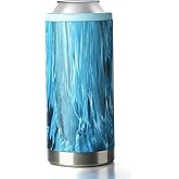 Skinny Can Cooler Double Wall Stainless Steel Insulated Can Holder, 12oz Beverage Sleeve, Drink Holder,for Slim Beer, Hard Seltzer and Energy Drinks（Blue）