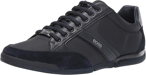 hugo boss saturn low leather trainers