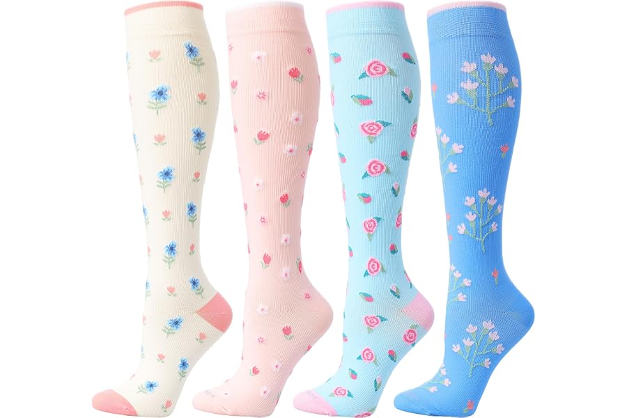 LEVSOX Compression Socks Women and Men, 20-30mmHg, Best for Nurses, Travel, Pregnancy
