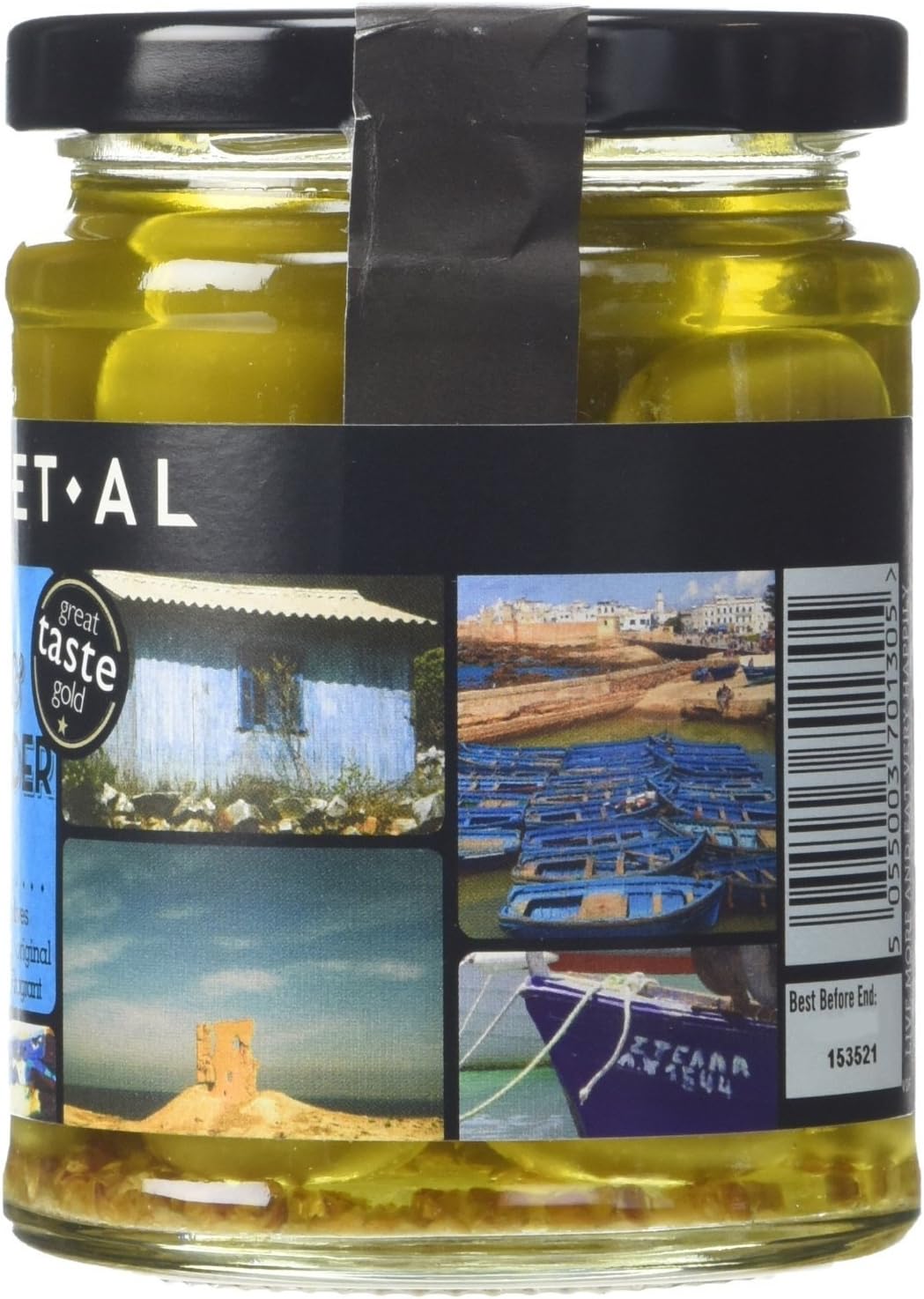 Olives Et Al Verde Lemon and Coriander Olives 250 g (Pack of 6)