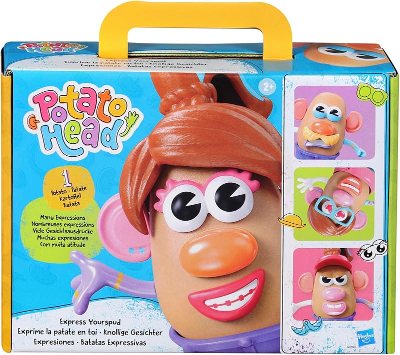 Mr. Potato Head YourSpud Set 33-Piece with 12.5 cm Potato Body Storage