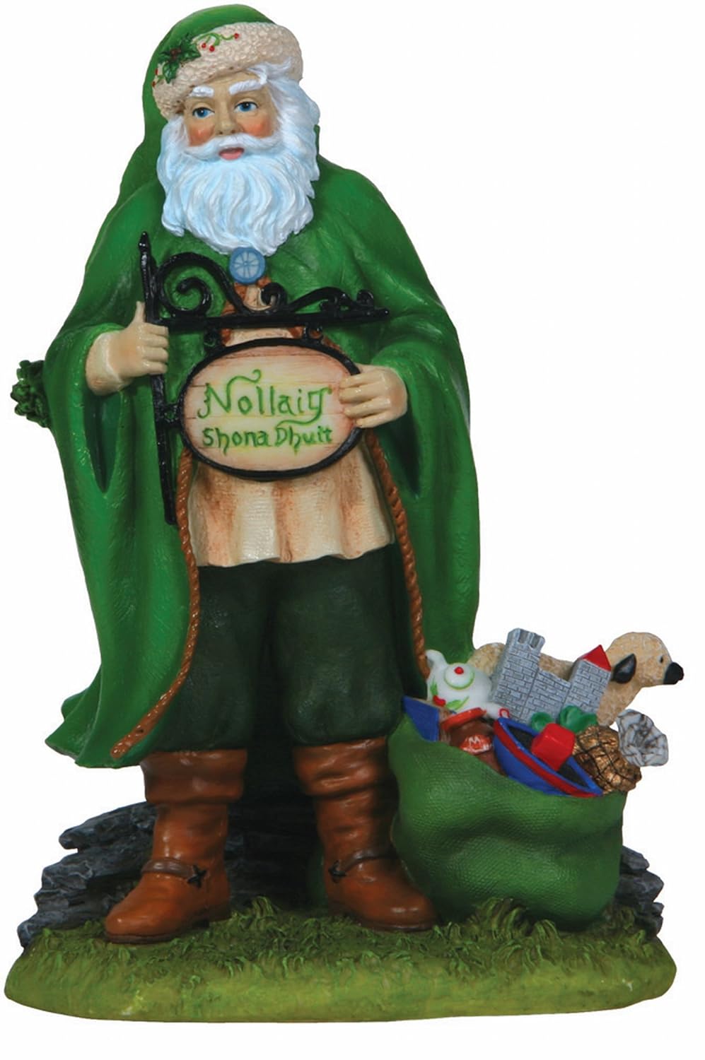 Irish Santa Claus Figurines for Christmas