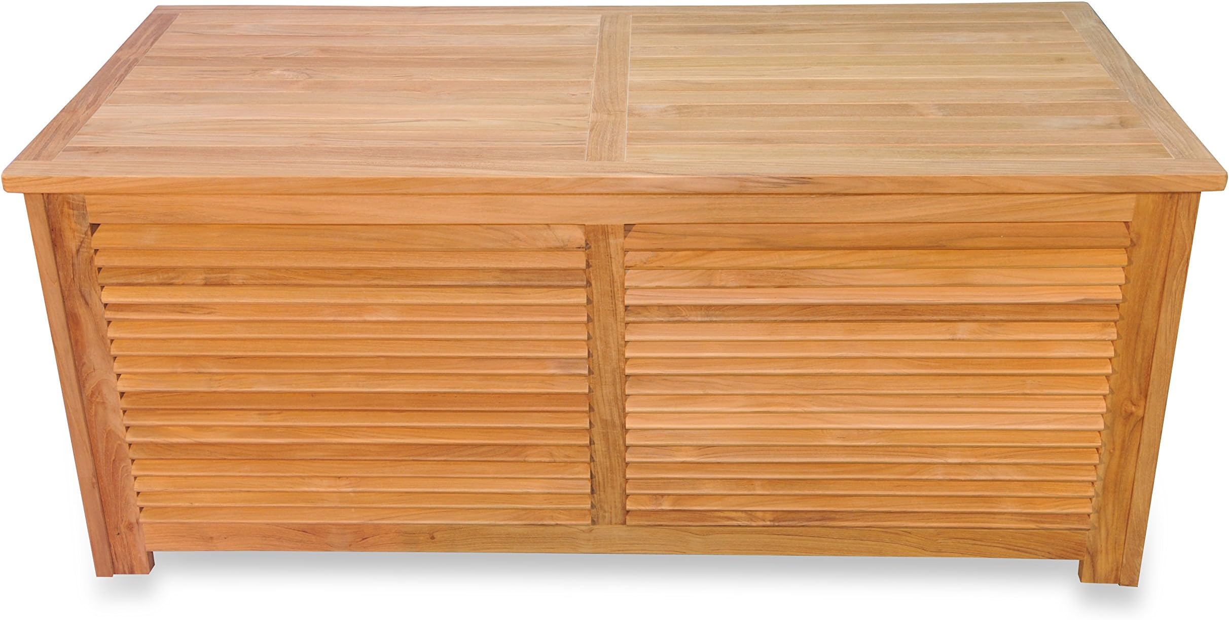 Teak Cushion Box Pool Deck - 56in W, 22.5in H, 31.5in D