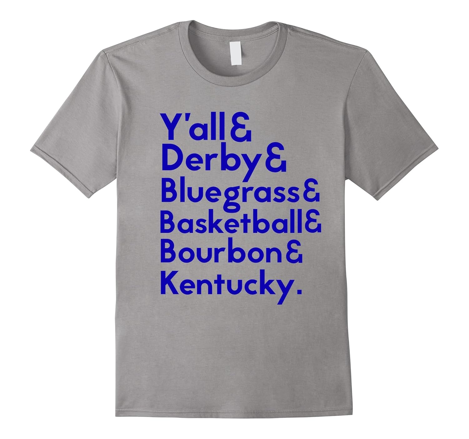 Kentucky Y'all The Bluegrass Bourbon State T Shirt-ANZ