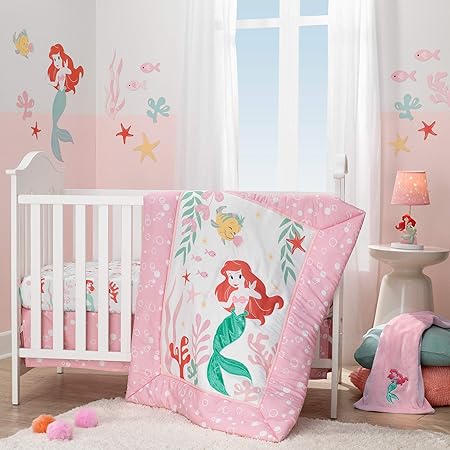beauty and the beast nursery bedding