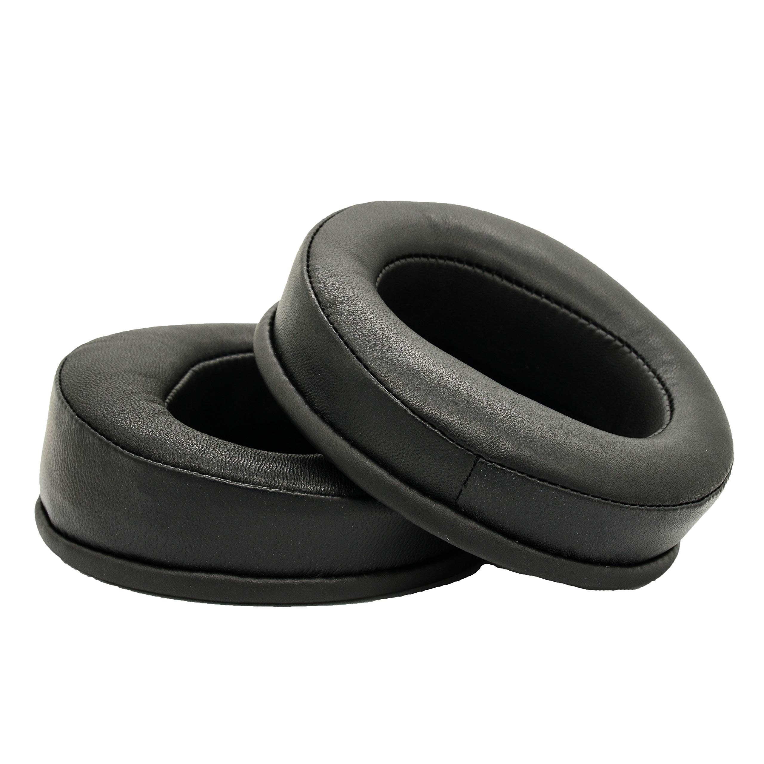 Premium Sheepskin Leather Ear Pads for Audeze LCD Series (Black Sheepskin) | High-Density Foam | Excellent Comfort