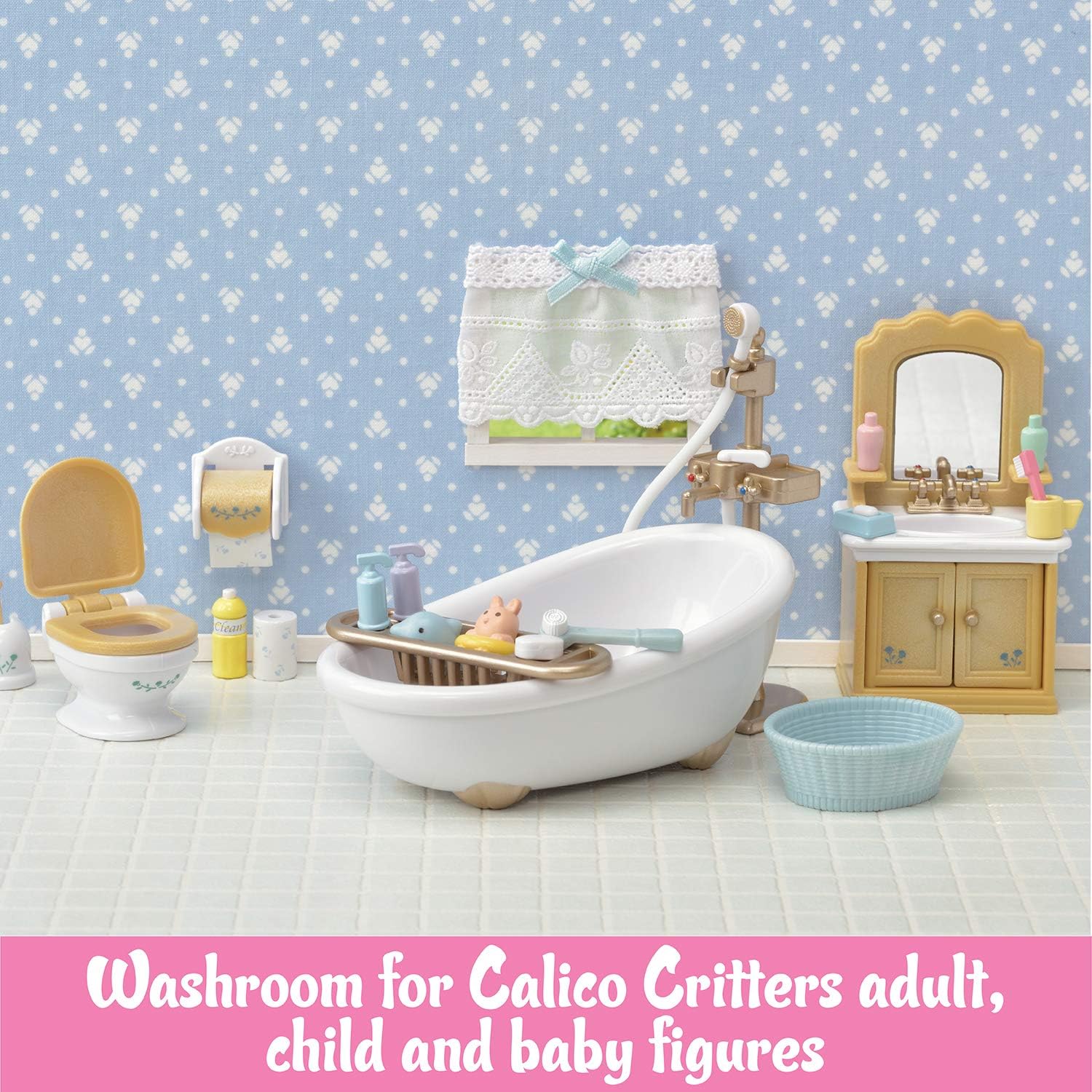 calico critters country bathroom set