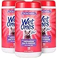 Wet Ones for Pets Freshening Multipurpose Wipes for Cats with Aloe Vera, 50 Count- 3 Pack | Easy to Use Cat Cleaning Wipes, Freshening Cat Grooming Wipes for Pet Grooming in Fresh Scent (FF12853PCS3)