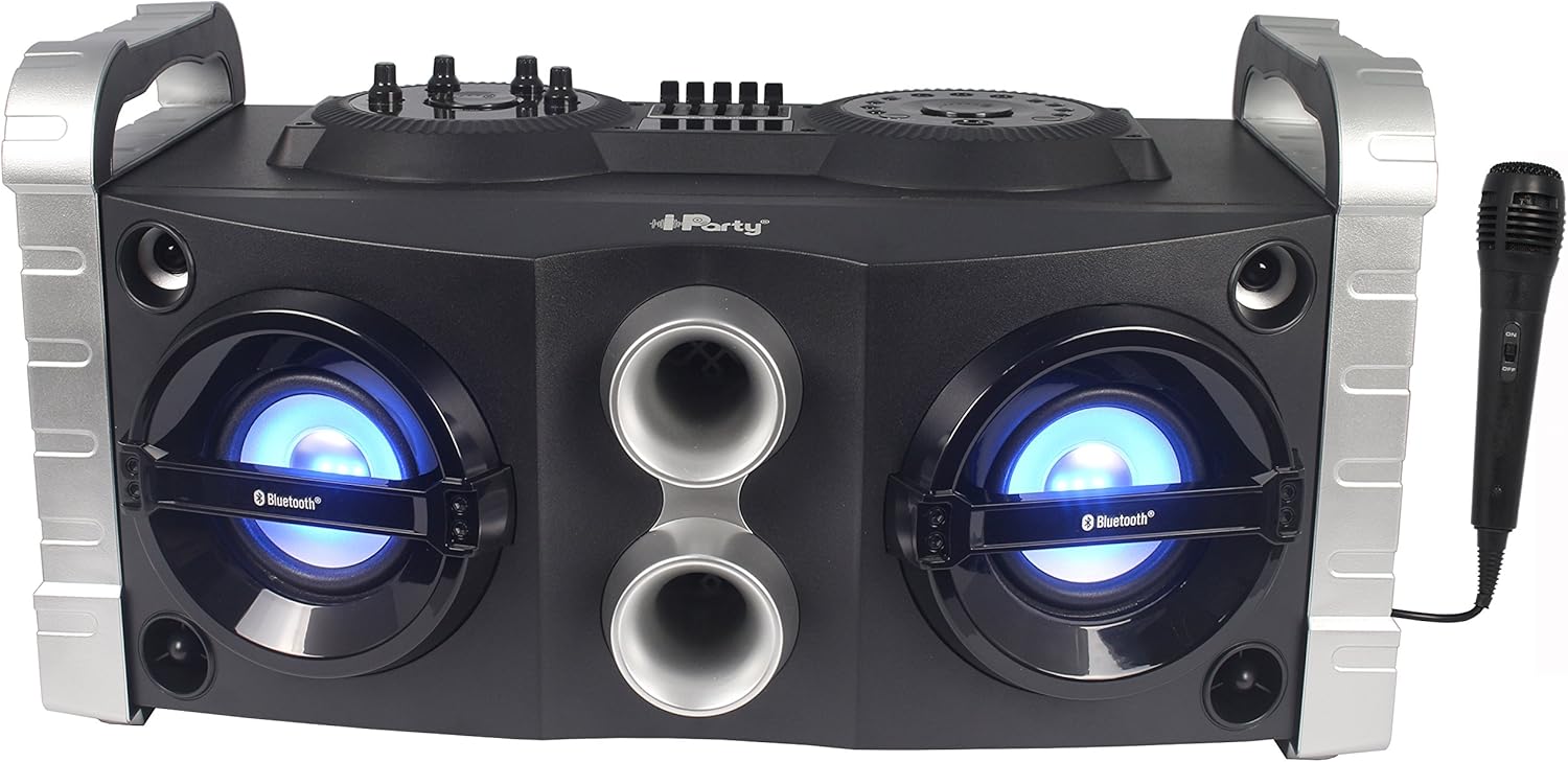 iparty bluetooth karaoke system