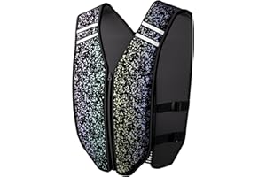 PROIRON Weighted Vest Soft Washable for Men Women Kids 6.6lbs/11lbs/17.6lbs/22lbs,Fully Reflective Running Weight Vest,No Leakage Weighted Vest for Fitness,Workout,Weight Loss,Strength Training