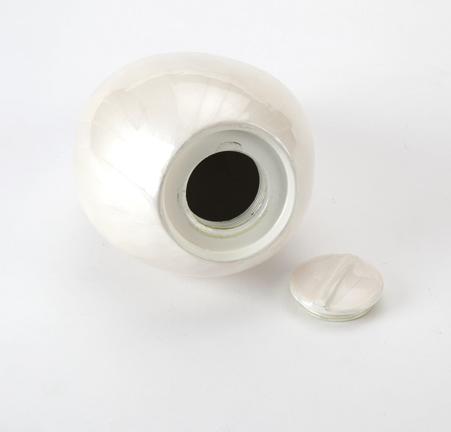 URNS UK Tiverton Cremation Ashes Urn, White, 21.5x17x32.5 cm - Image 5