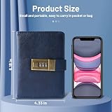 WEMATE Password Book with Lock and Alphabetical Tabs 600+ Entries view 2