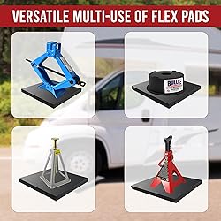 USA Made RV Leveling Jack Flex Pads