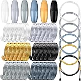 30 Sets Replacement Necklace Cords with Breakaway Clasps DIY Nylon Lanyard Necklace Cord and Plastic Clasp Buckle Breakaway Safety for Pendant(Vivid Colors)