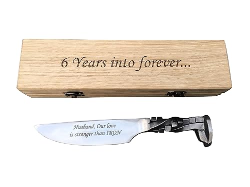 6 year anniversary iron gifts for him
