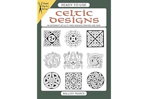 Ready-to-Use Celtic Designs: 96 Different Royalty-Free Designs Printed One Side (Dover Clip Art Ready-to-Use)