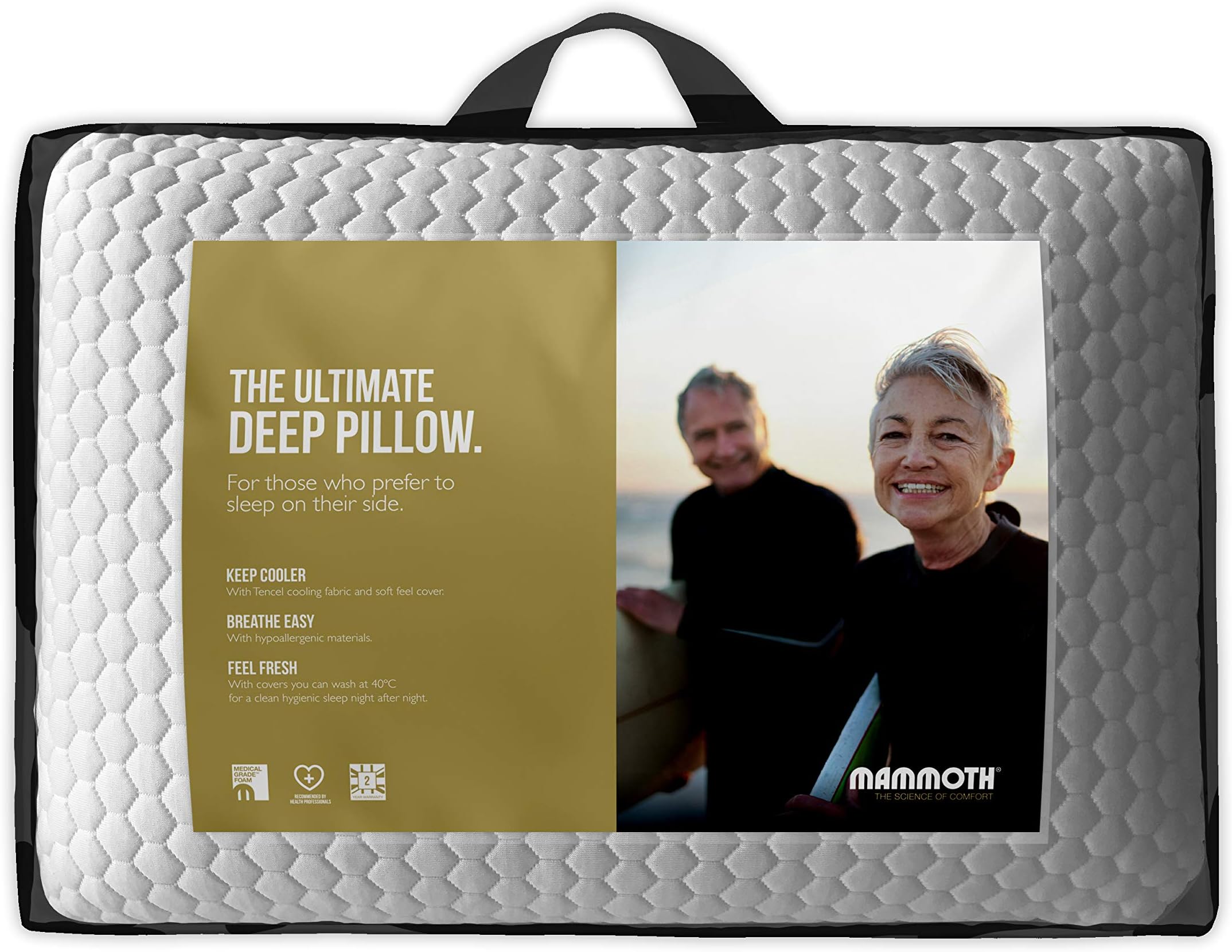 Mammoth Ultimate Deep Pillow | Standard Pillow Size