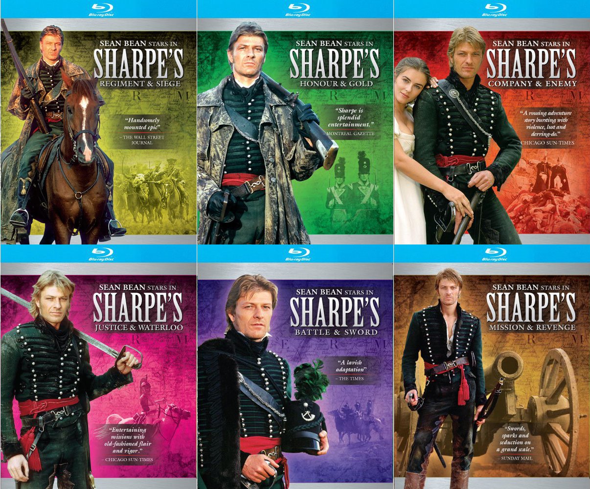 Sharpe Bluray Collection 6Disc Bundle Sean Bean, Daragh O'Malley, Abigail