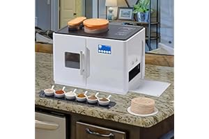 Fully Automatic Roti Maker Machine, Tortilla & Pancake Maker with Adjustable Thickness & Time, 8-Piece Capacity + Smart Touch