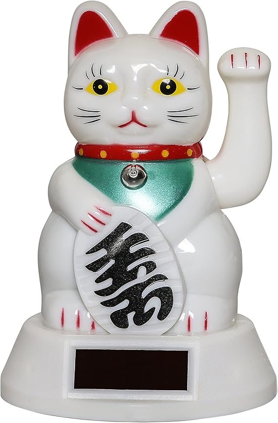 Amlong Plus Japanese Maneki Neko Fortune Cat Lucky Cat Waving Arm
