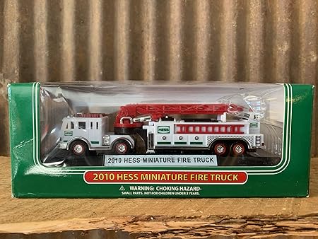 2010 hess miniature fire truck