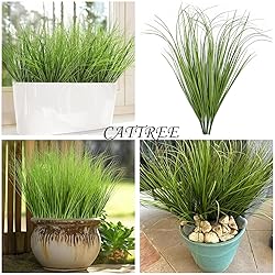 Artificial Shrubs Bushes Fake Plastic Tall Wheat