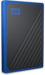 WD 1TB My Passport Go Portable SSD Cobalt Trim - Drop-Resistant, 400MB/s view 3