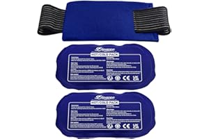 BICAREE Cold Gel Ice Packs Reusable for Injuries, Cold Compress - Relieves Muscle Pain, Sports Injury Recovery, Reduces Swell