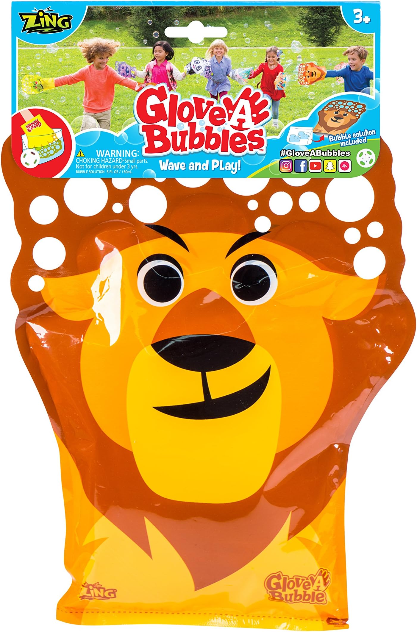 Glove A Bubble Wave and Play (Assorted Design)