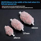 Realure 3-Pack 5M PVA Mesh Refill 25/37/44mm Wide Mesh Bags with Scissors view 5