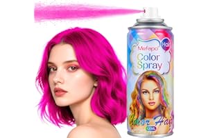 KENINA Pink Hair Spray Color Temporary Hair Color Spray for Kids, Temporary Pink Hair Dye for Women, Washable Hair Color Wax Natural Hair Strong Style Gel Cream for Party Make up,Halloween,Cosplay(4.06oz)