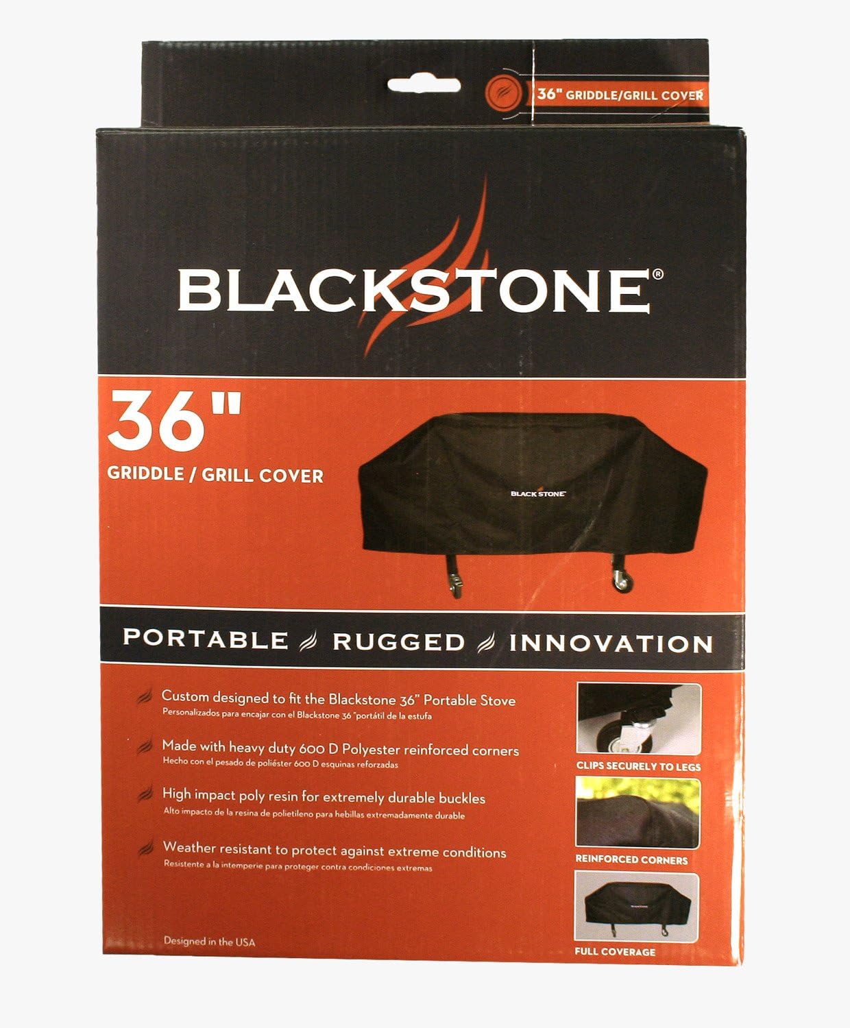 Blackstone 1528 Heavy Duty Grill Cover, 36", Black : Outdoor Grill Covers : Garden & Outdoor