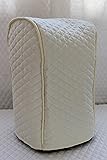 Cream Quilted Food Processor Cover