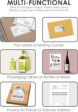 iSOUL 50 Sheets A4 Matte Label Paper 80gsm Printable Self Adhesive view 6