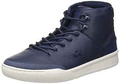 Lacoste Herren Explorateur Classic 317 1 Trainer Hoch, Schwarz