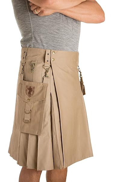 Damn Near Kilt &#x27;Em Men&#x27;s Highlander Utility Kilt