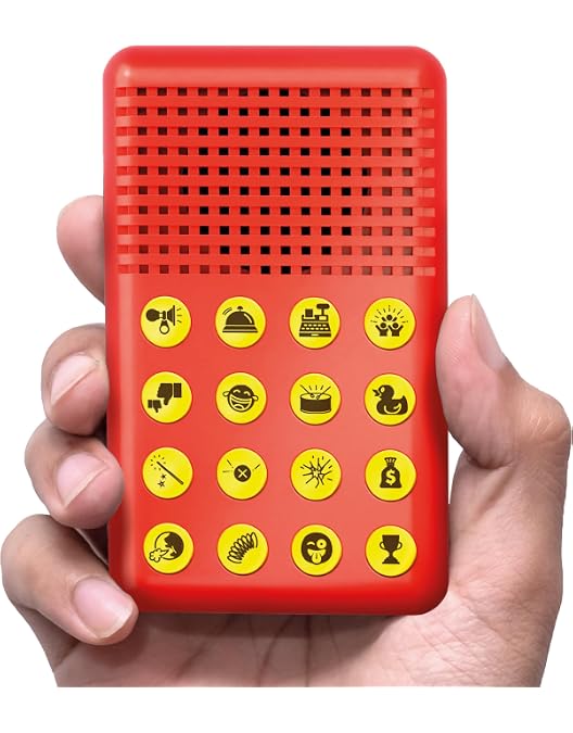 Machine à Effets Sonores Amusante – 16 Sons (applaudissements, Rires, Etc.) Pour Farces, Fêtes Ou Cadeaux Rigolos