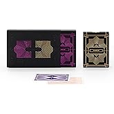 SLOWPLAY 100% Plastic Playing Cards, 2 Decks (Purple/Gold), Jumbo Index | Casino-grade quality; smooth matte texture; 100% PVC; waterproof&amp;washable; easy dealing&amp;shuffling; wear-resistant
