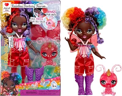 Rainbow High Littles Astrid Rainbow 14cm Posable Fairy Doll & Pet Wings