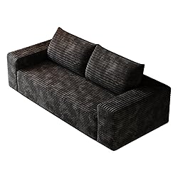 63" Cloud Loveseat Boneless Sofa Couch in a Box, No