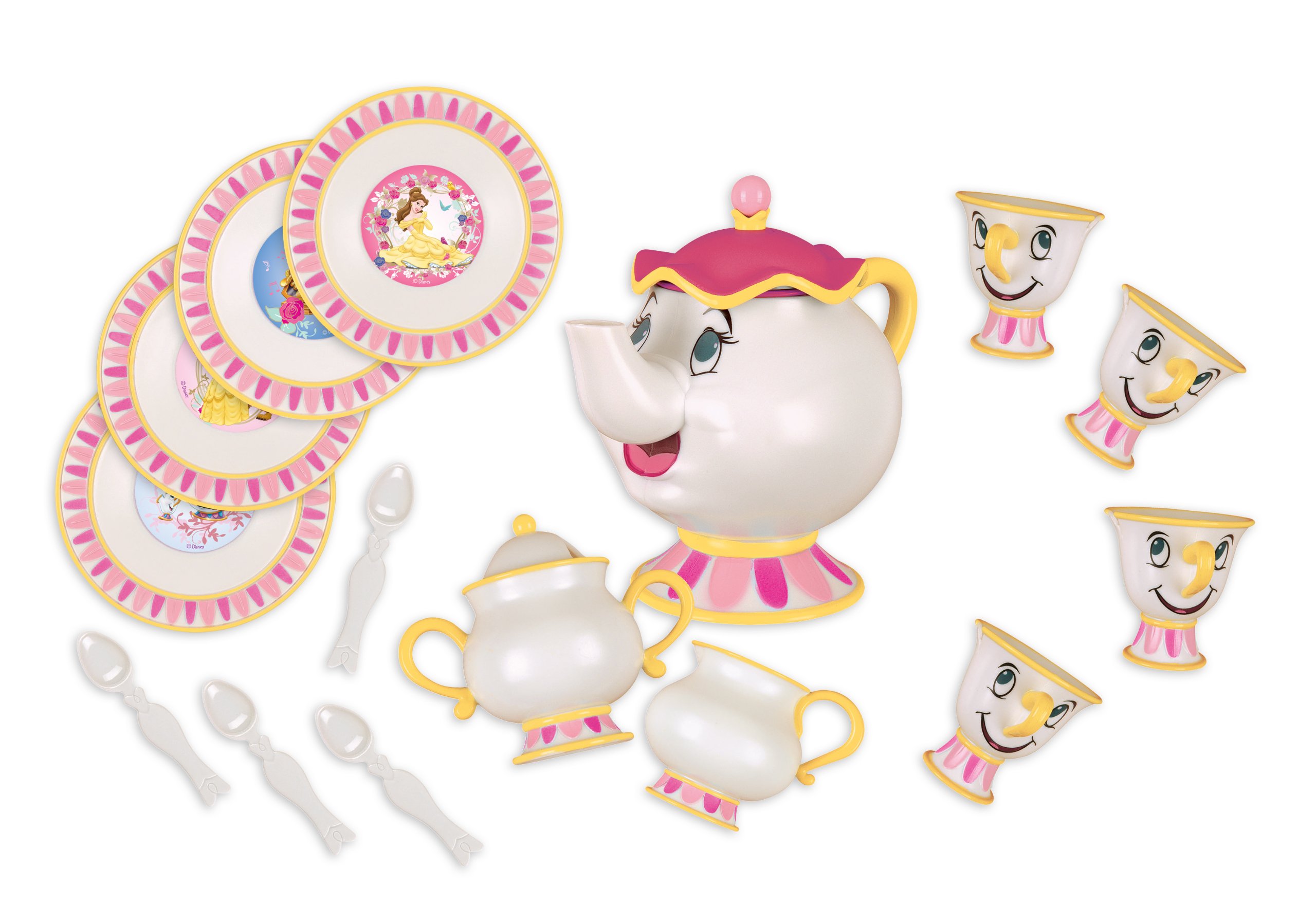 Disney's Beauty And The Beast Belle Talking Tea Set Buy Online in UAE