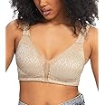 HACI Women's Minimizer Bra Full Coverage Everyday Wirefree Non Padded Plus Size for Large Bust Support Seamless