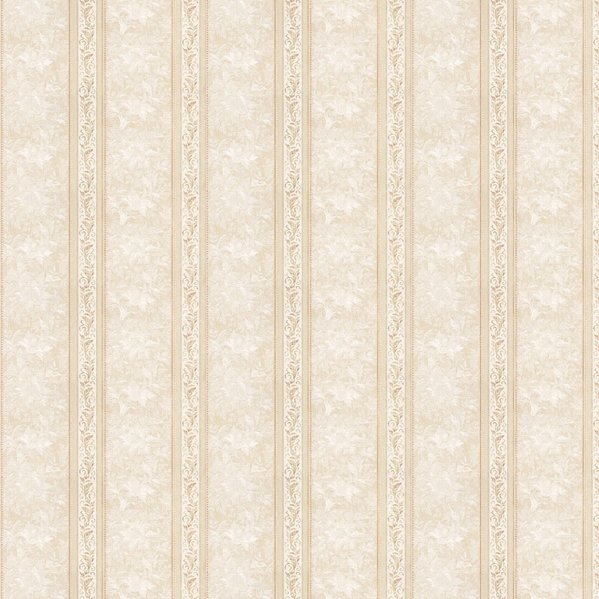 MyTinyWorld Pack of 5 Dolls House Ornate Light Brown Striped Wallpaper Sheets