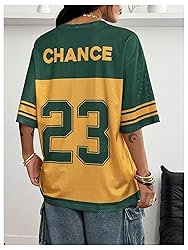 SOLY HUX Jersey Shirts for Women Oversized T-Shirt