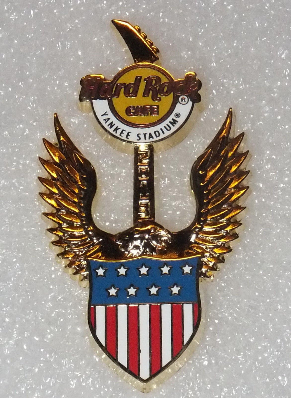 NY YANKEES JULY 4th 2013 EAGLE HRC PATRIOTIC STADIUM HARD ROCK CAFE SERIES PIN